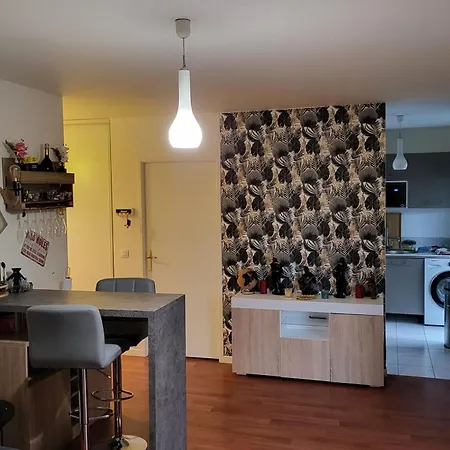 Charming T3 With Balcony In Saint-denis